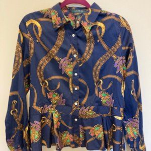 Ralph Lauren Button Down Paisley Shirt